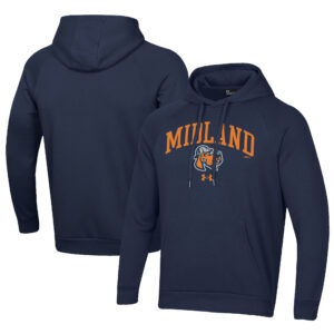 Men's Under Armour Navy Midland Rockhounds All Day Fleece Pullover Hoodie