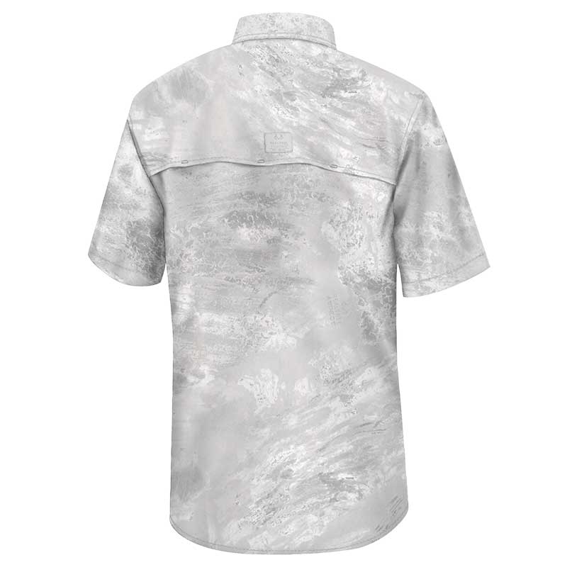 Men's Colosseum White Rutgers Scarlet Knights Realtree Aspect Charter Full-Button Fishing Shirt - Image 4
