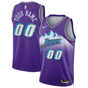 Unisex Nike Purple Utah Jazz 2022/23 Custom Swingman Jersey - Classic Edition