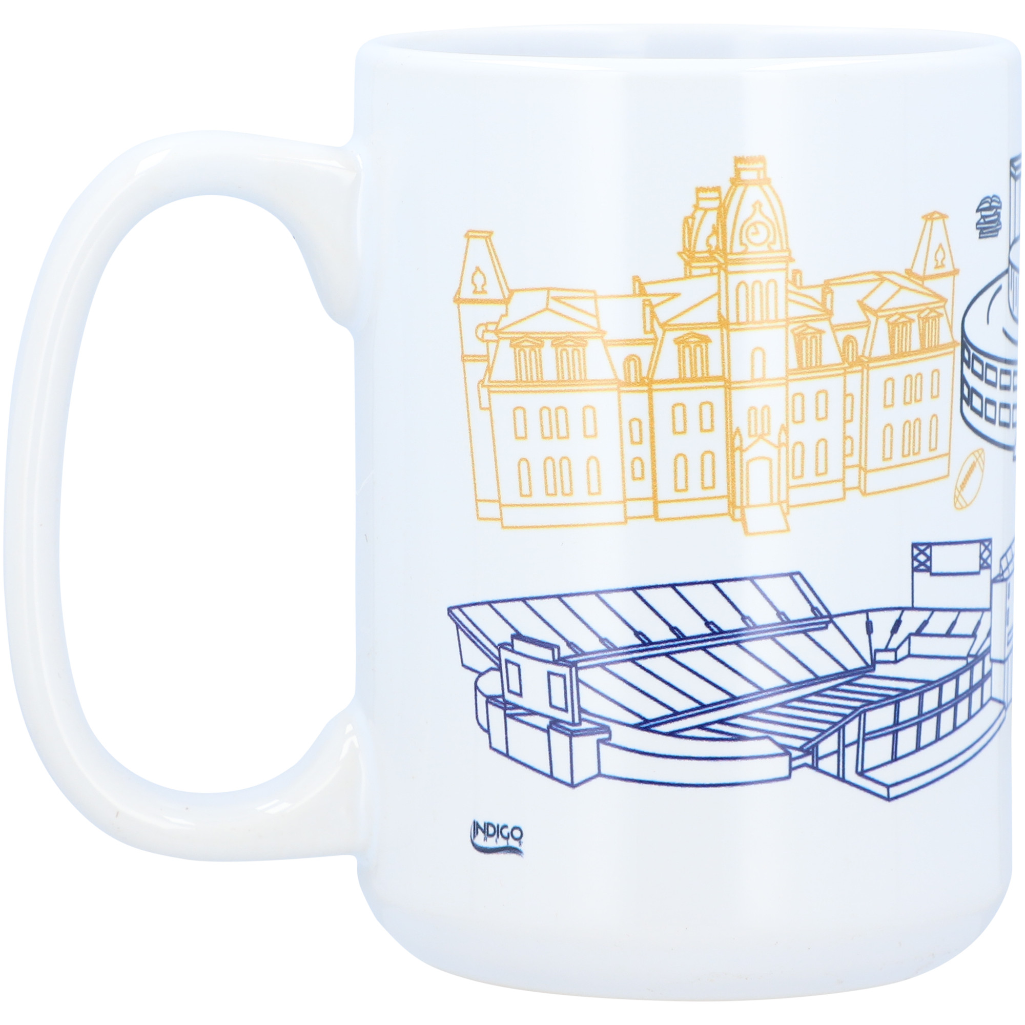West Virginia Mountaineers 15oz. Campus Mug - Image 5