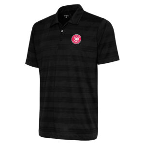 Men's Antigua Black Vancouver Canadians Compass Polo