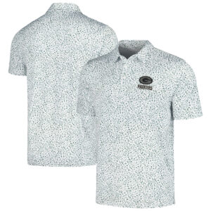 Men's Antigua White/Green Green Bay Packers Motion Polo