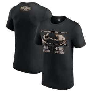 Men's Black Rey Mysterio vs. Eddie Guerrero WrestleMania 21 T-Shirt