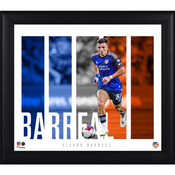 Álvaro Barreal FC Cincinnati 15" x 17" Player Core Collage