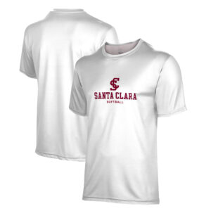 Men's ProSphere  White Santa Clara Broncos Softball Name Drop T-Shirt