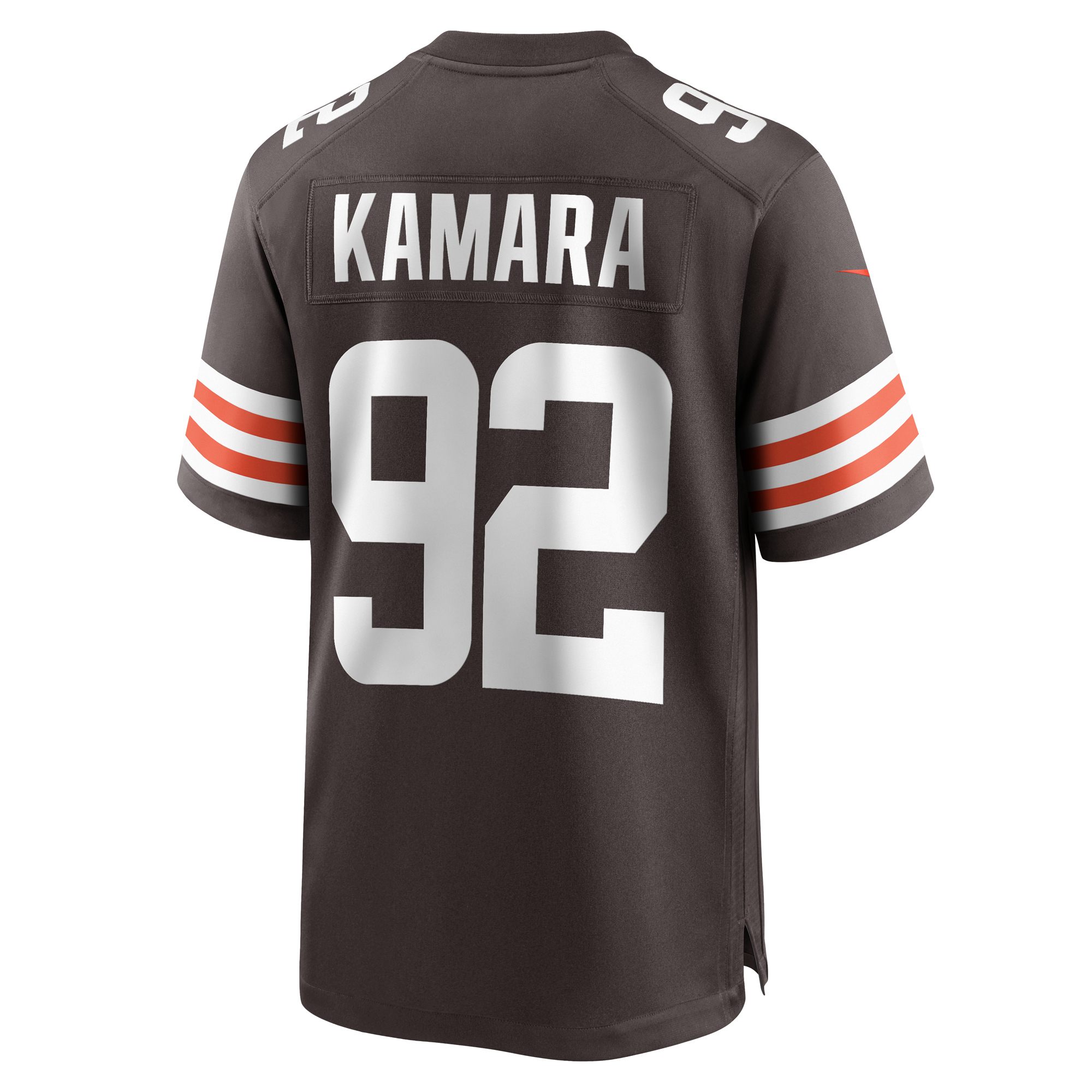 Men's Nike Sam Kamara Brown Cleveland Browns Team Game Jersey - Image 8