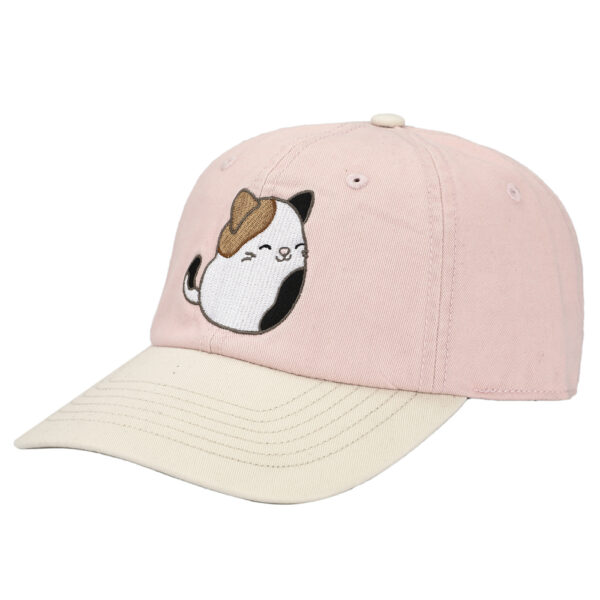 Women's  Pink Squishmallows Cam The Cat Adjustable Baseball Hat