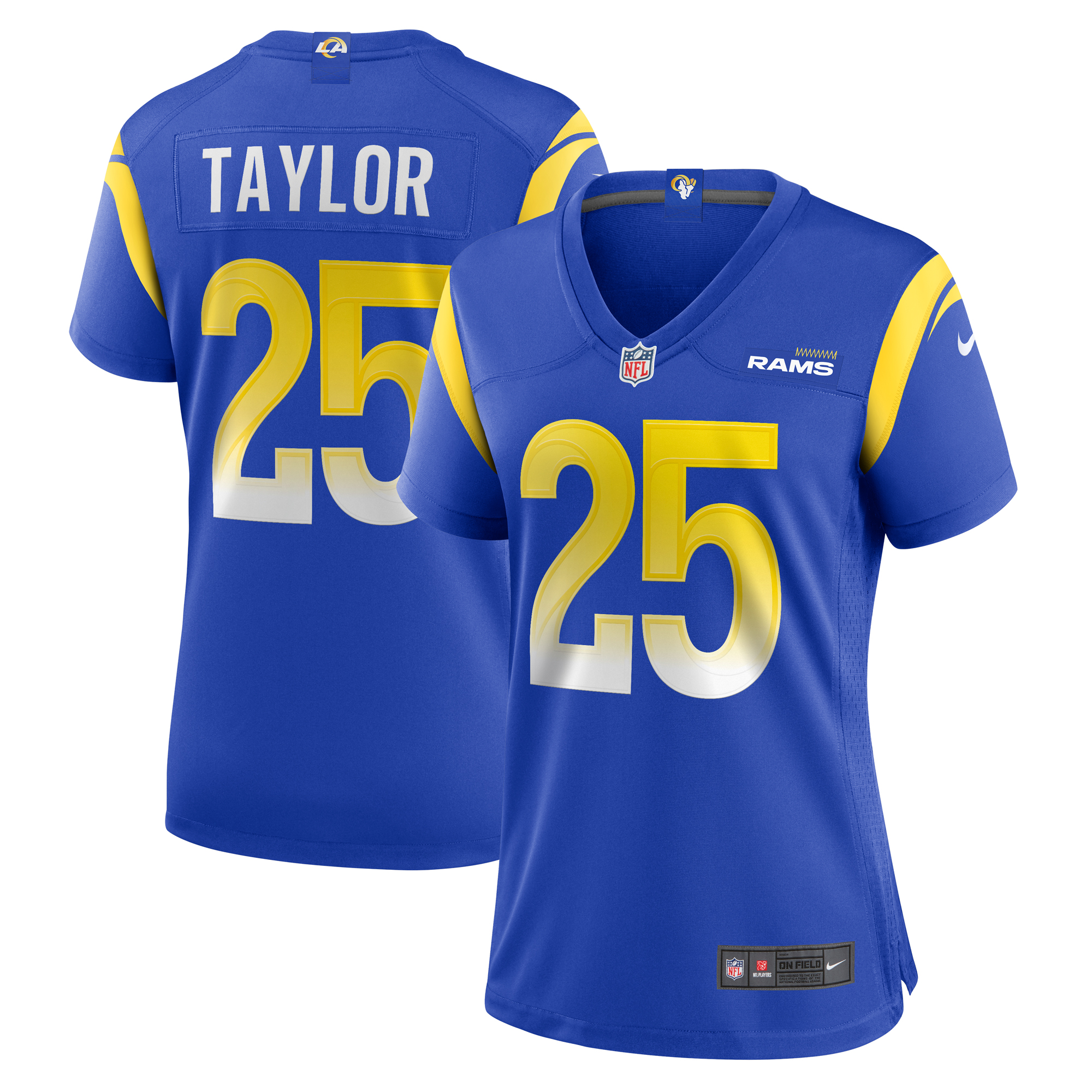 Women's Nike Jason Taylor Royal Los Angeles Rams Team Game Jersey - Image 11
