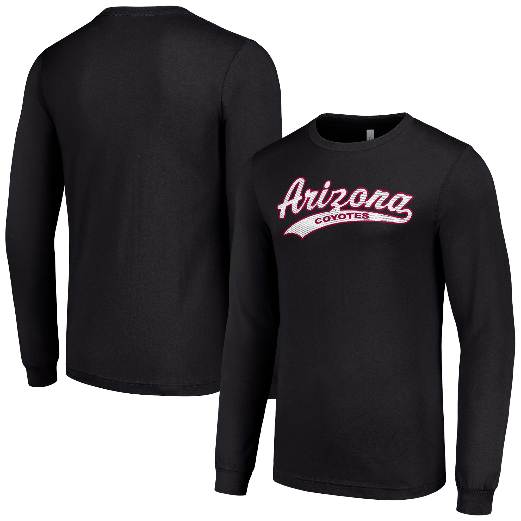 Men's Uscape Apparel Cream Arkansas Razorbacks Pigment Dyed Fleece Crew Neck Sweatshirt - Image 2