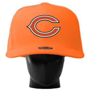 Unisex Noggin Boss  Orange Chicago Bears Oversized Hat