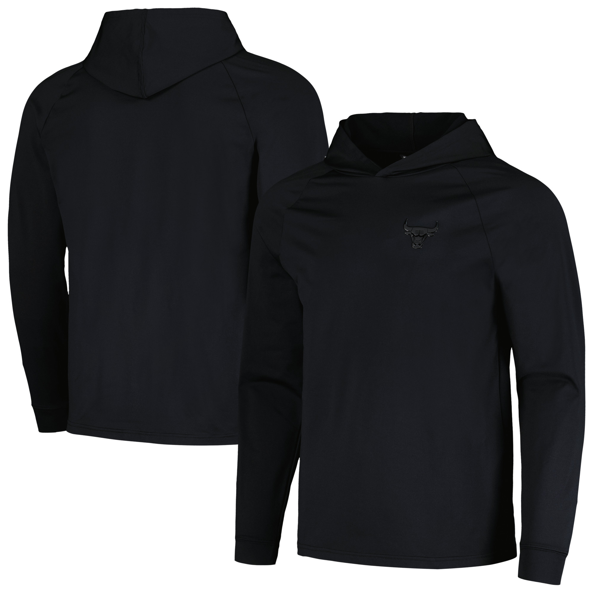 Men's Levelwear Black Chicago Bulls Dimension Pullover Hoodie - Image 2