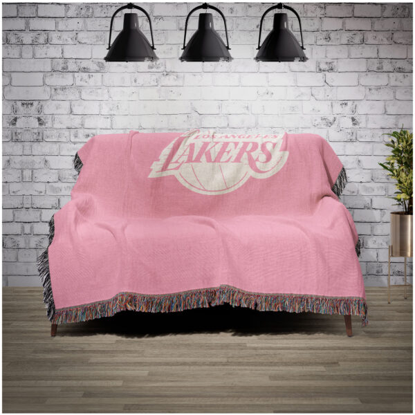 Chad & Jake Los Angeles Lakers Woven Blanket - Image 5