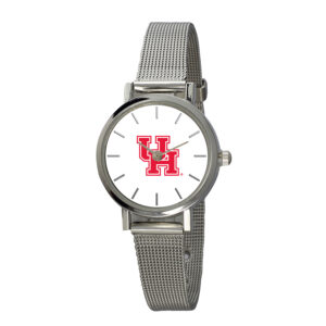 Women's  Silver Houston Cougars Plexus Stainless Steel Watch