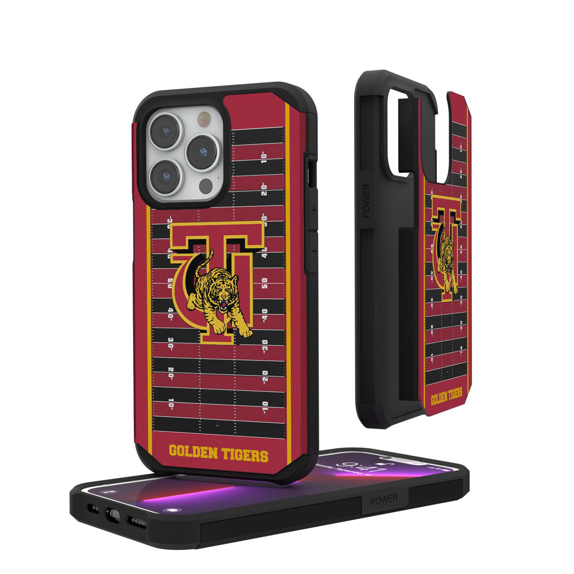 Keyscaper Tuskegee Golden Tigers Solid iPhone Rugged Case