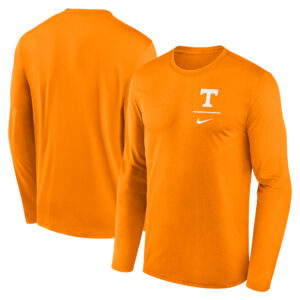 Men's Nike Tennessee Orange Tennessee Volunteers Primary Stack Legend Long Sleeve T-Shirt