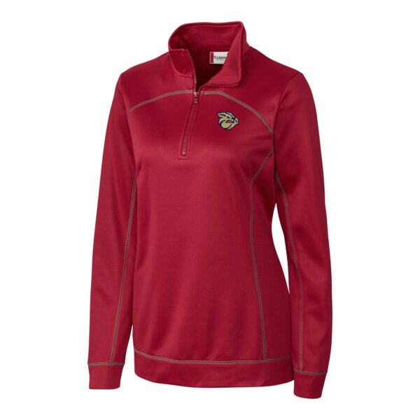 Men's 2025 U.S. Open  Antigua Black Brisk Short Sleeve Quarter-Zip Windshirt - Image 3