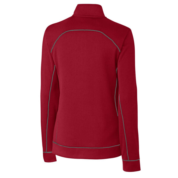 Men's 2025 U.S. Open  Antigua Black Brisk Short Sleeve Quarter-Zip Windshirt - Image 4