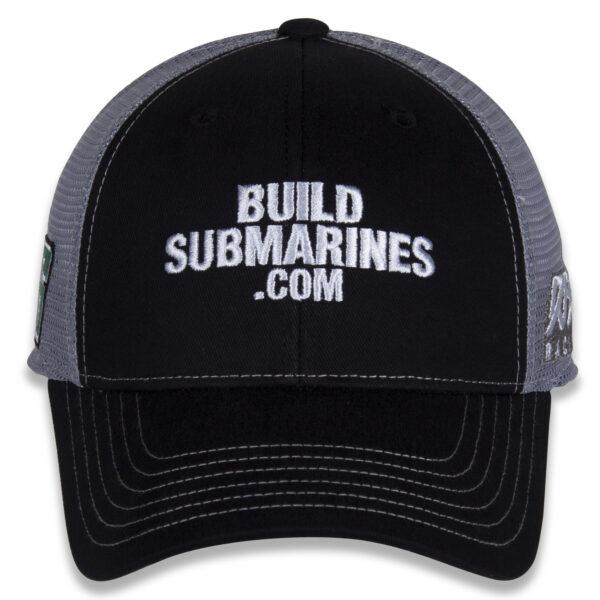 Men's Checkered Flag Sports  Black Brad Keselowski BuildSubmarines.com Team Sponsor Adjustable Hat - Image 8