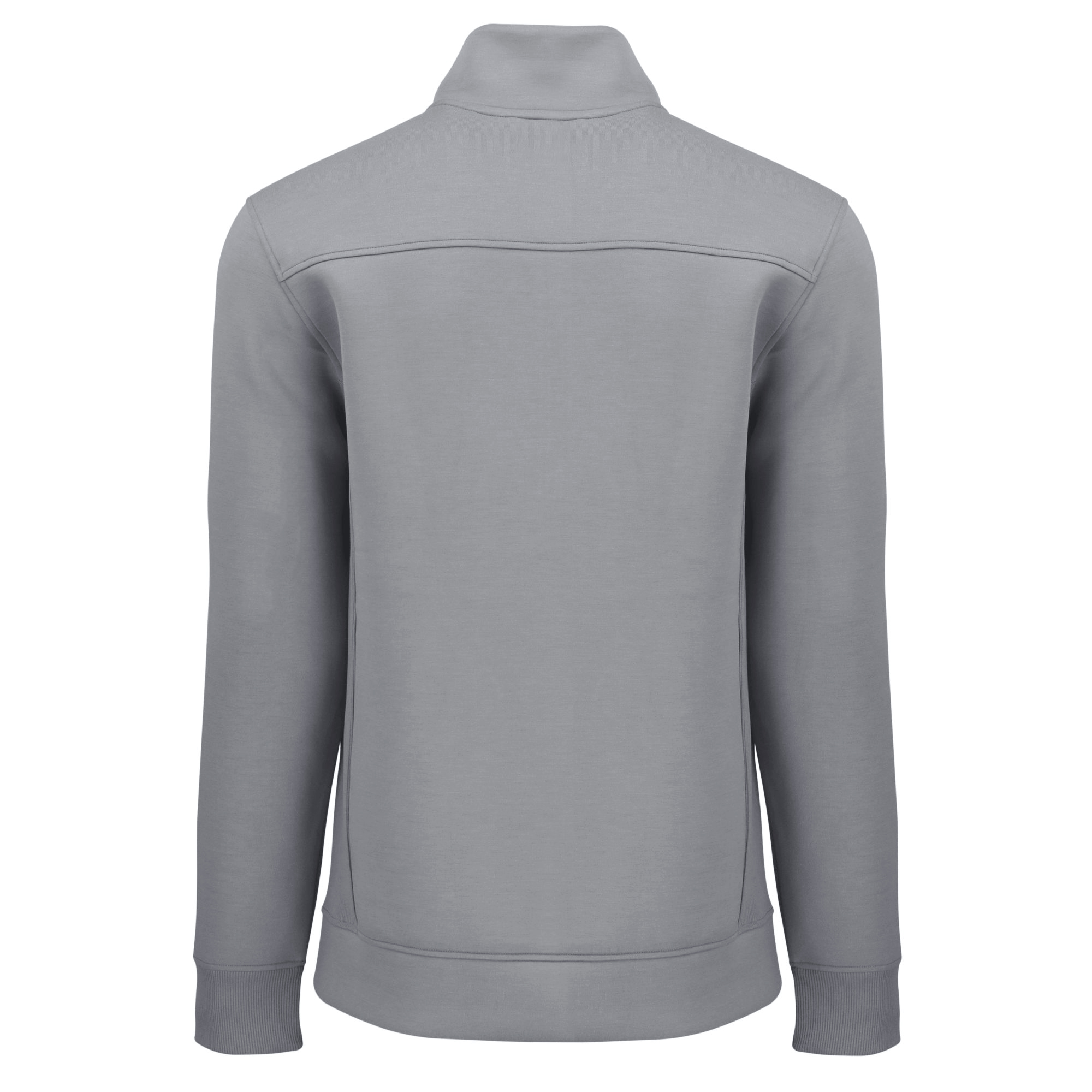 Men's Cutter & Buck Gray Reading Fightin Phils Roam Eco Recycled Quarter-Zip Pullover - Image 4