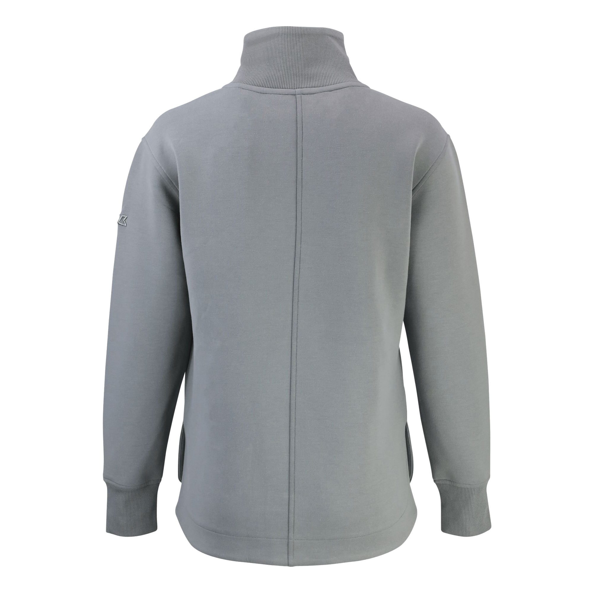 Women's Cutter & Buck Gray Washington Commanders Helmet Logo Roam Eco Recycled Full-Zip Jacket - Image 4