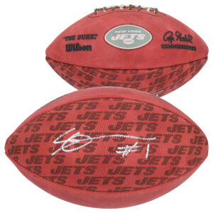 Ahmad Sauce Gardner New York Jets Autographed Duke Showcase Football
