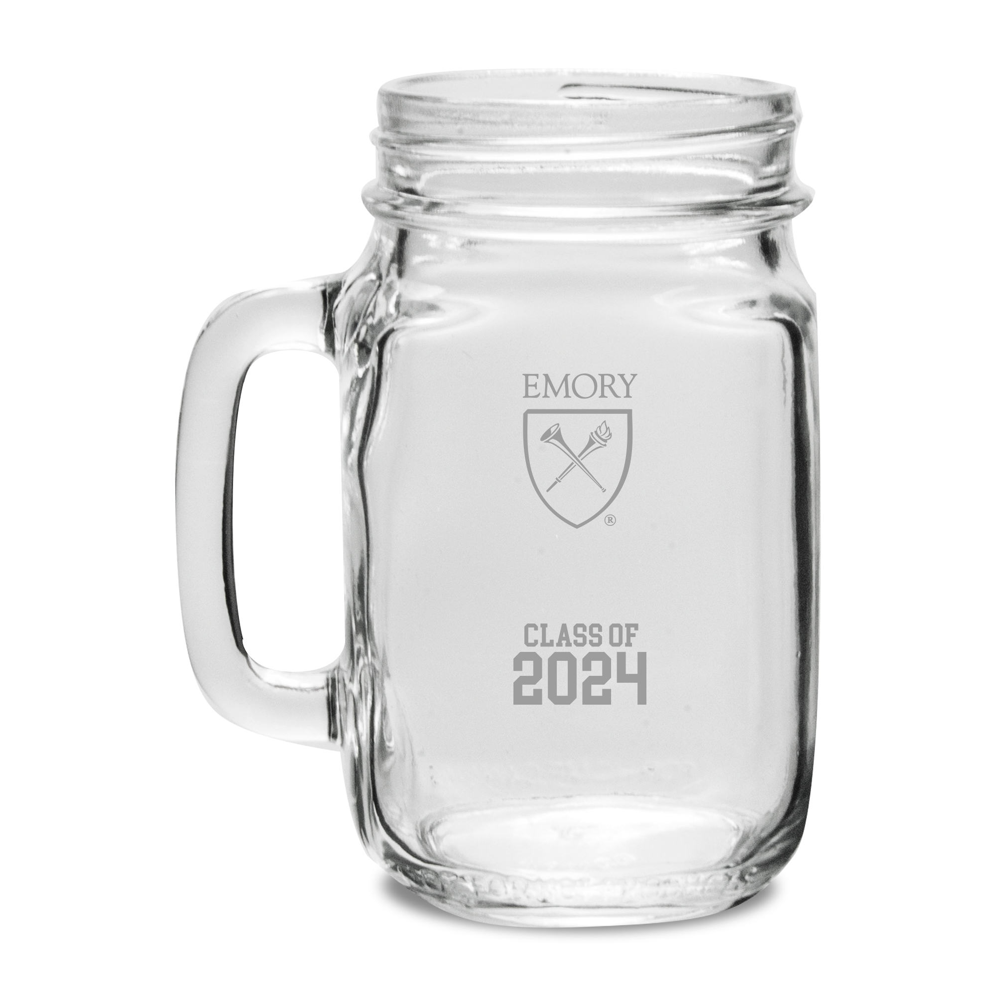 Emory Eagles Class of 2024 16oz. Drinking Jar