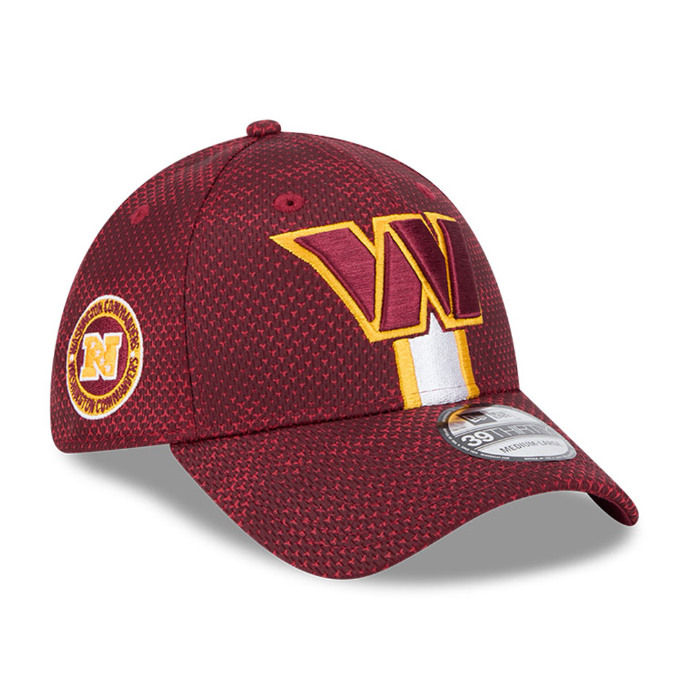 Men's New Era Burgundy Washington Commanders 2024 Sideline 39THIRTY Flex Hat - Image 9