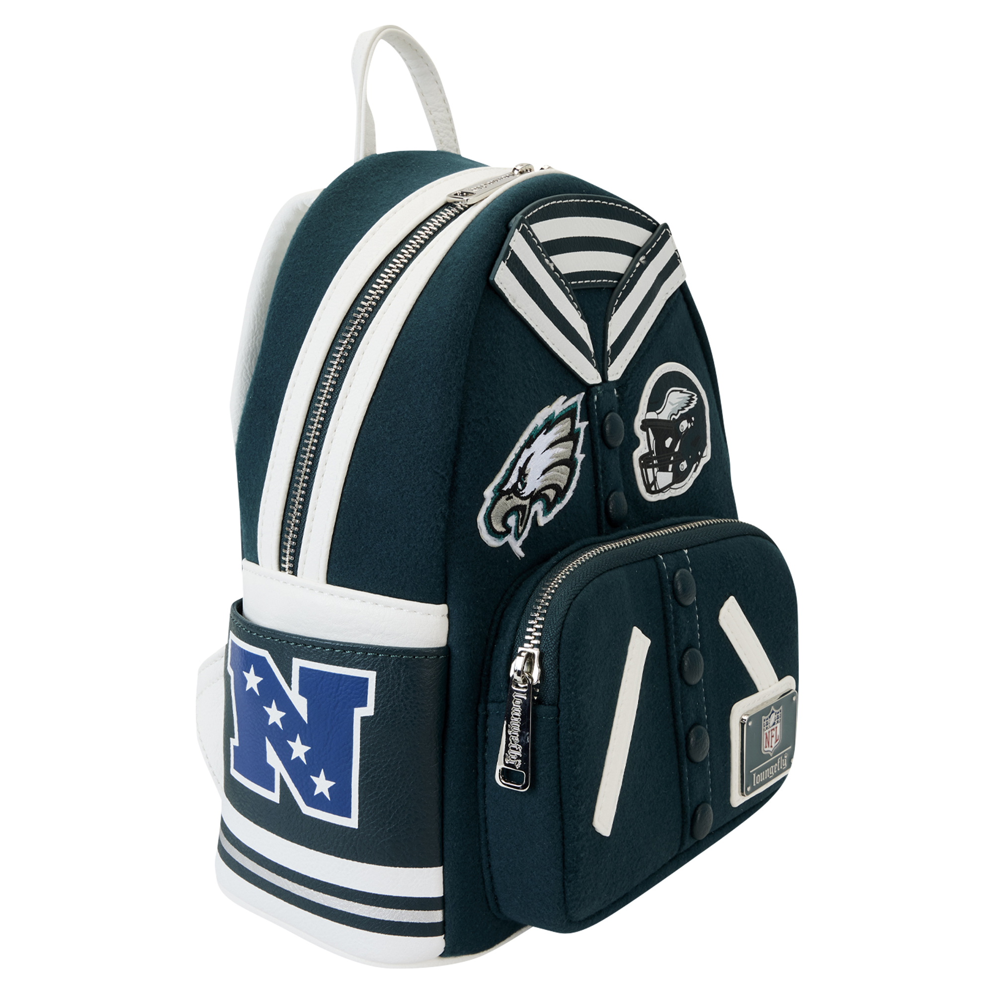 Loungefly Philadelphia Eagles Varsity Mini Backpack - Image 5