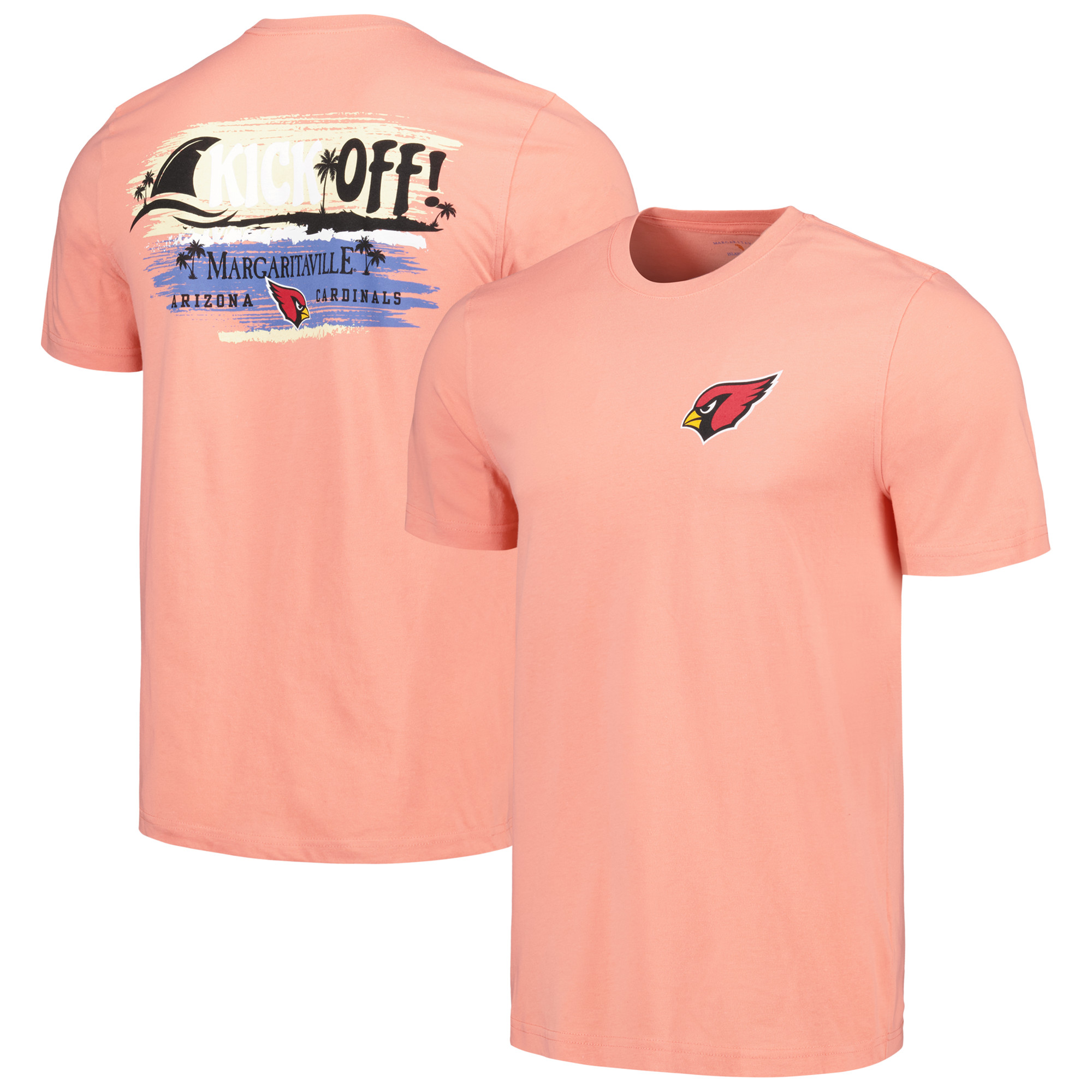 Men's Margaritaville Orange Arizona Cardinals T-Shirt