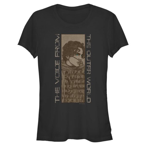 Women's Mad Engine Black Dune Paul Retro Illustration Graphic T-Shirt