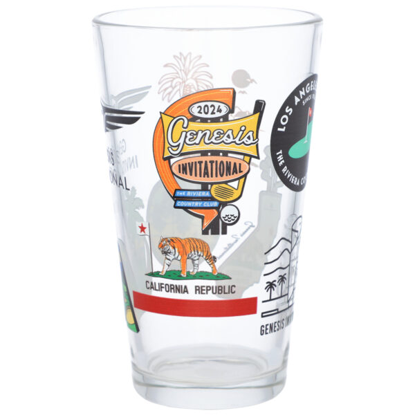 2024 Genesis Invitational 16oz. Scatter Pint Glass - Image 7