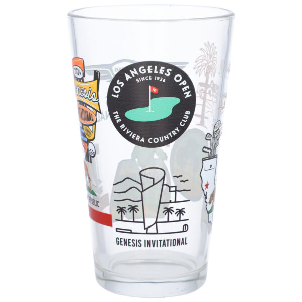 2024 Genesis Invitational 16oz. Scatter Pint Glass - Image 8