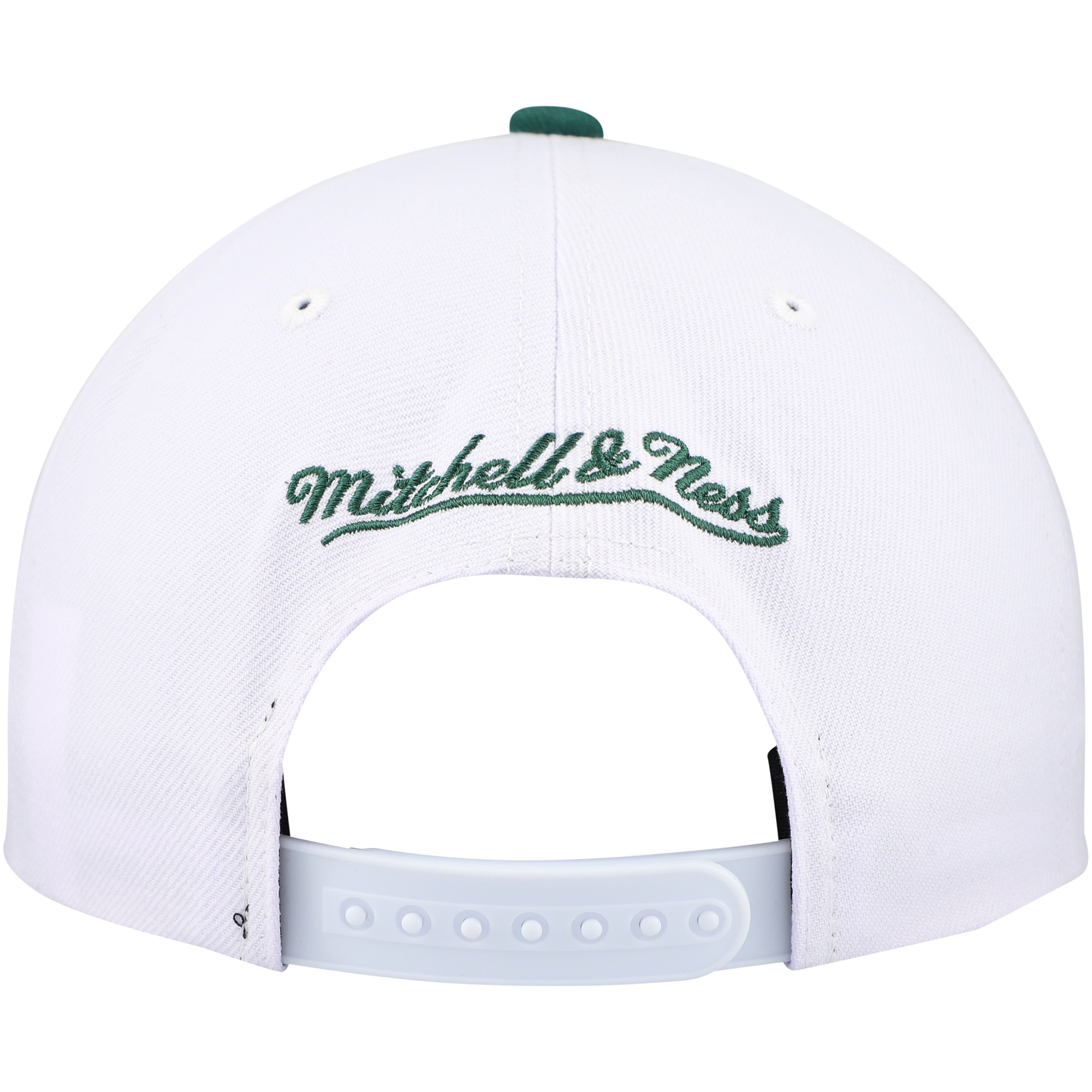 Men's Mitchell & Ness White/Green Michigan State Spartans 2-Tone 2.0 Snapback Hat - Image 5