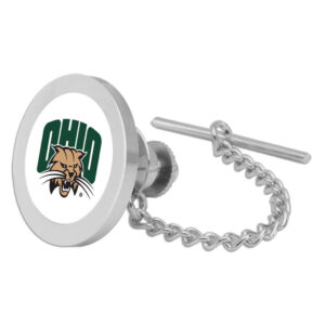 Silver Ohio Bobcats Tie Tack/Lapel Pin