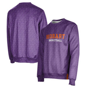 Men's ProSphere  Purple Hobart & William Smith Colleges Basketball Crewneck Pullover Sweatshirt