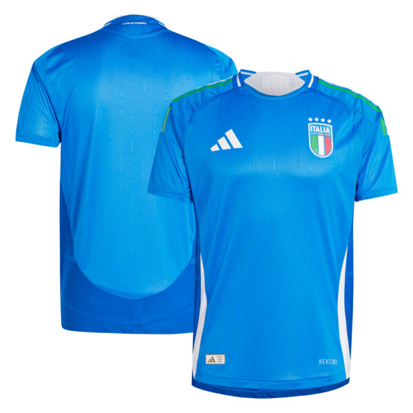 Men's adidas  Blue Italy National Team 2024 Home Authentic Jersey