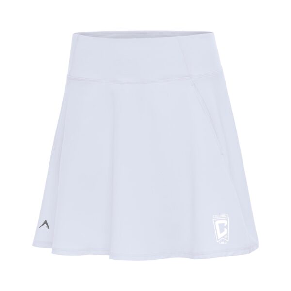 Women's Antigua White Columbus Crew Chip Skort