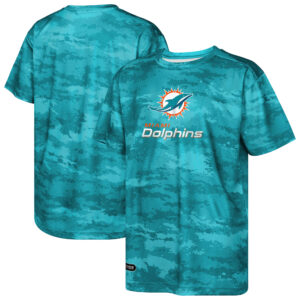 Youth Aqua Miami Dolphins Scrimmage T-Shirt