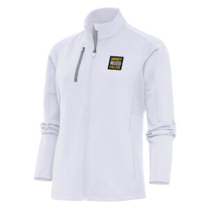 Women's Antigua White Harvey Mudd College Generation Full-Zip Jacket