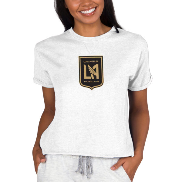 Women's Concepts Sport Oatmeal LAFC Mainstream Terry T-Shirt