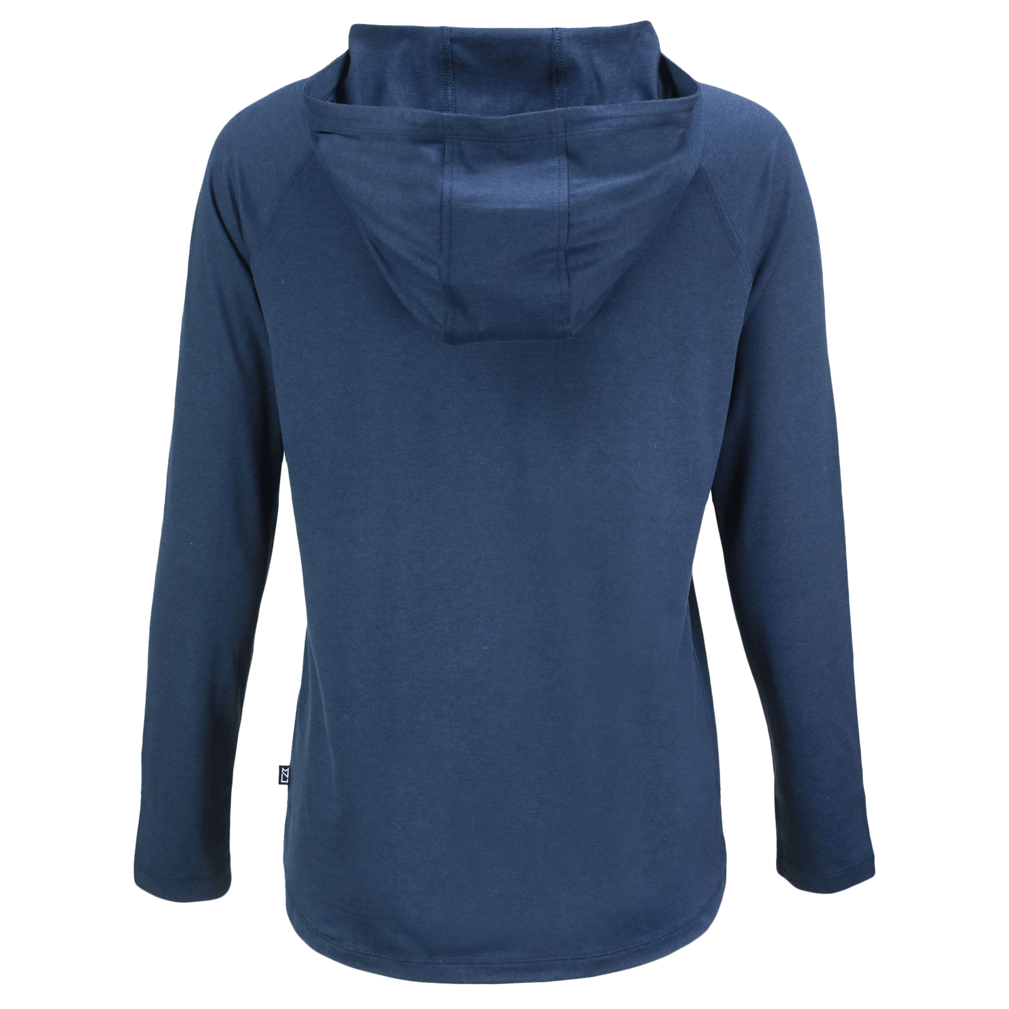 Women's Cutter & Buck Navy Arizona Diamondbacks Stars And Stripes Coastline Epic Comfort Eco Recycled Hoodie Raglan Long Sleeve T-Shirt - Image 4