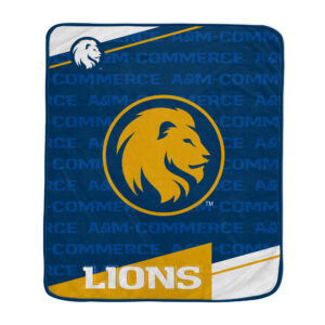 Pegasus Texas A&M Commerce Lions 50" x 60" Diagonal Ghost Ultra Soft Blanket