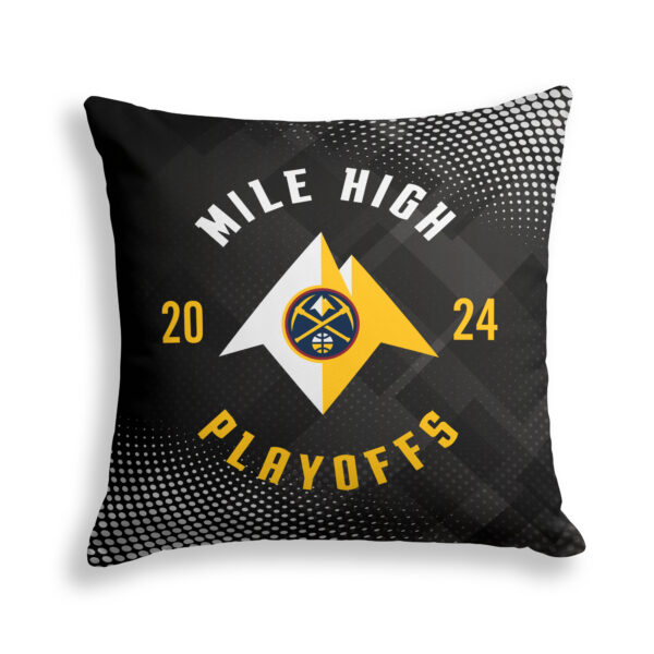 Chad & Jake Denver Nuggets 2024 NBA Playoffs 16" x 16" Plush Pillow