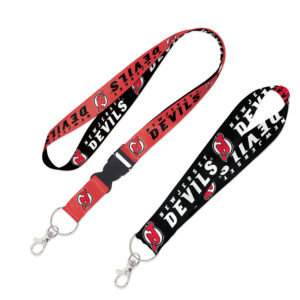 WinCraft New Jersey Devils 2-Pack Lanyard with Detachable Buckle & Key Strap Set