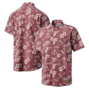 Men's Reyn Spooner Garnet Florida State Seminoles Classic Button-Up Shirt