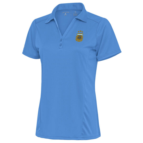 Women's Antigua Powder Blue Argentina National Team Tribute Polo