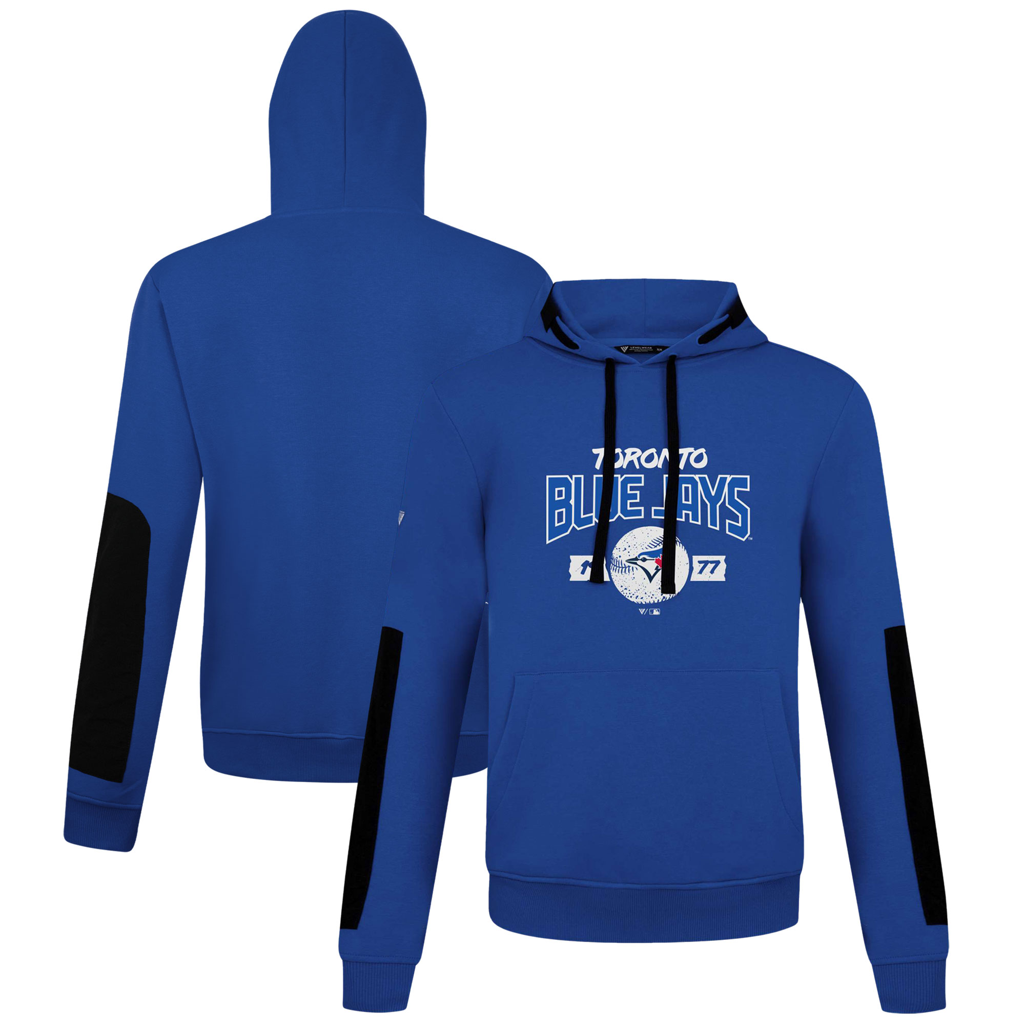 Men's Levelwear Royal Toronto Blue Jays Bombay Pullover Hoodie
