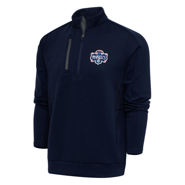 Men's Antigua Navy Washington Mystics Big & Tall Generation Quarter-Zip Jacket