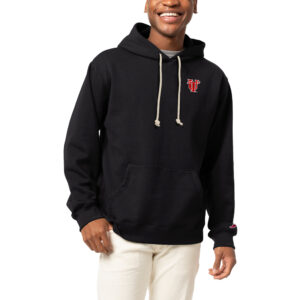 Men's League Collegiate Wear Black Tampa Spartans Essentials 2.0 Fleece Pullover Hoodie