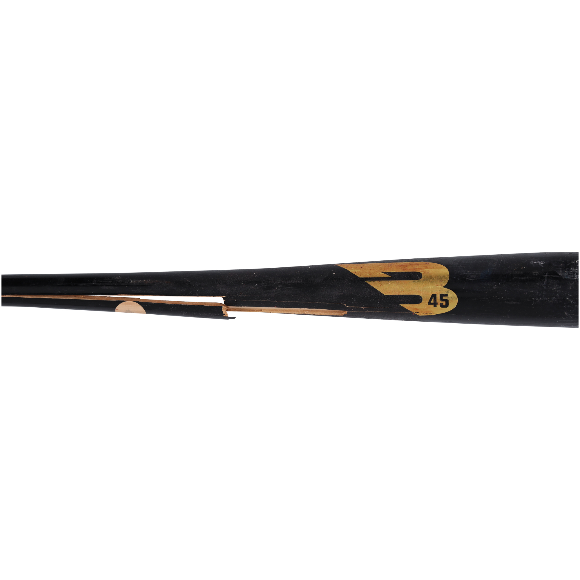 Keibert Ruiz Washington Nationals Game-Used Black B45 Broken Bat vs. Baltimore Orioles on May 8, 2024 - Single - Image 18